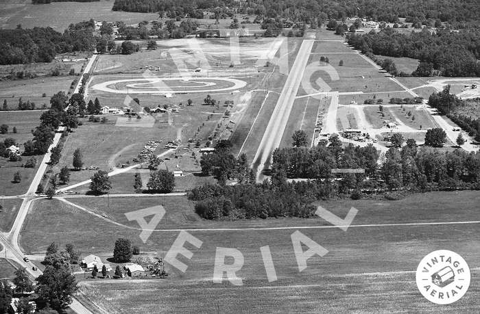 Milan Dragway - 1981 Aerial Photo (newer photo)